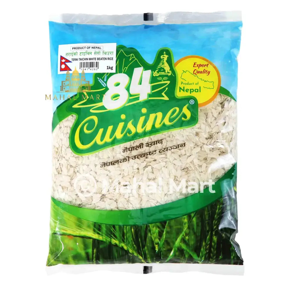 Terai Taichen Seto Chiura/White Beaten Rice 1kg - Mahal Mart
