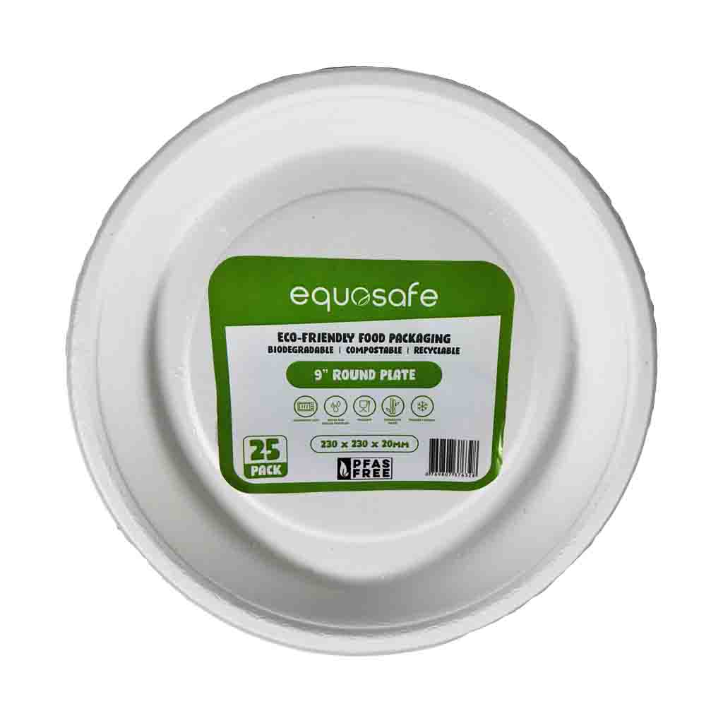 9-inch Round Plate 25Pcs
