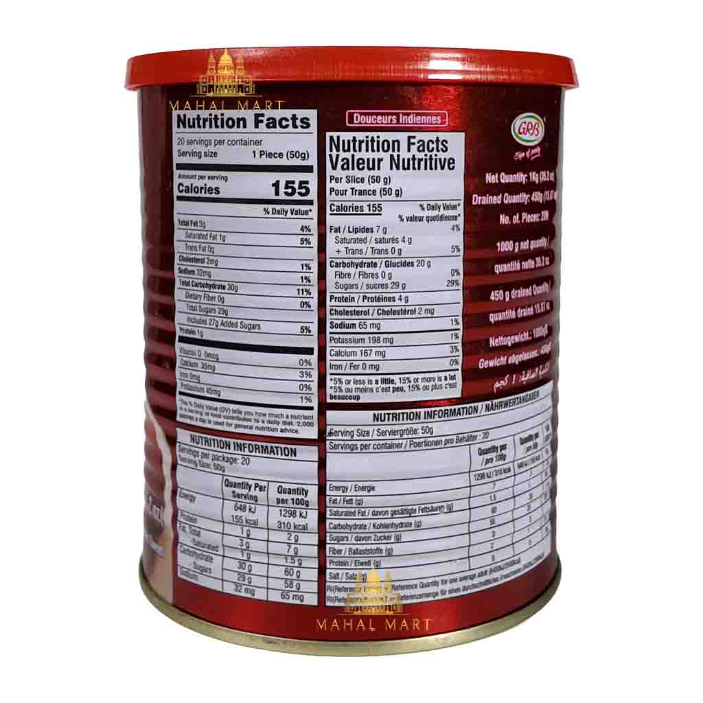 GRB Gulab Jamun 1kg