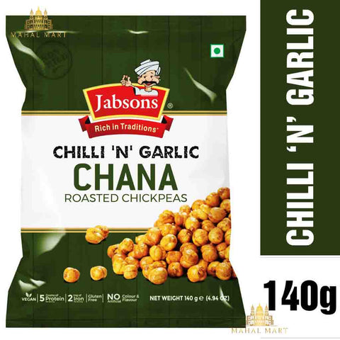 Jabsons Roasted Chana Chilly & Garlic 150g