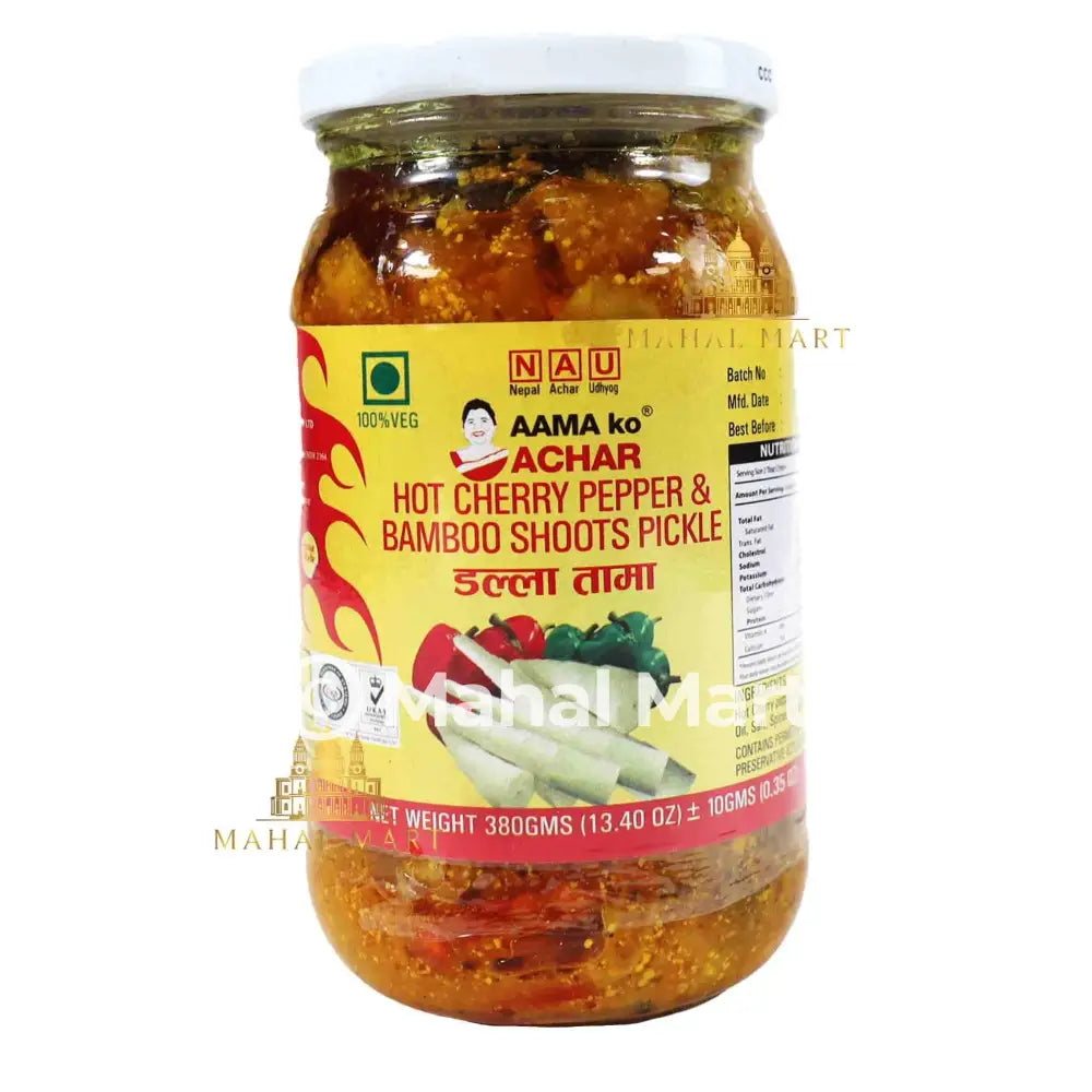 Hot Cherry Pepper & Bamboo Shoot/ Tama Pickle 380g - Mahal Mart