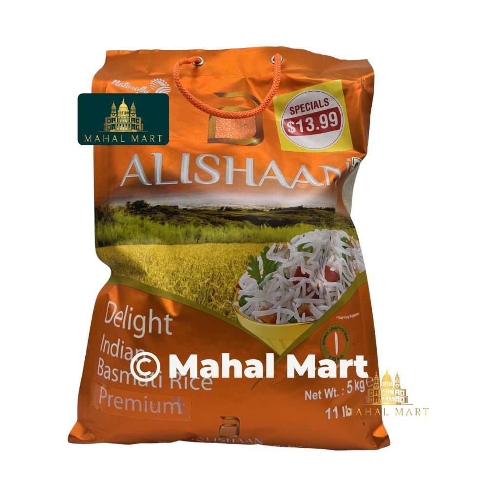 Alishaan Delight Indian Basmati Rice Premium 5kg