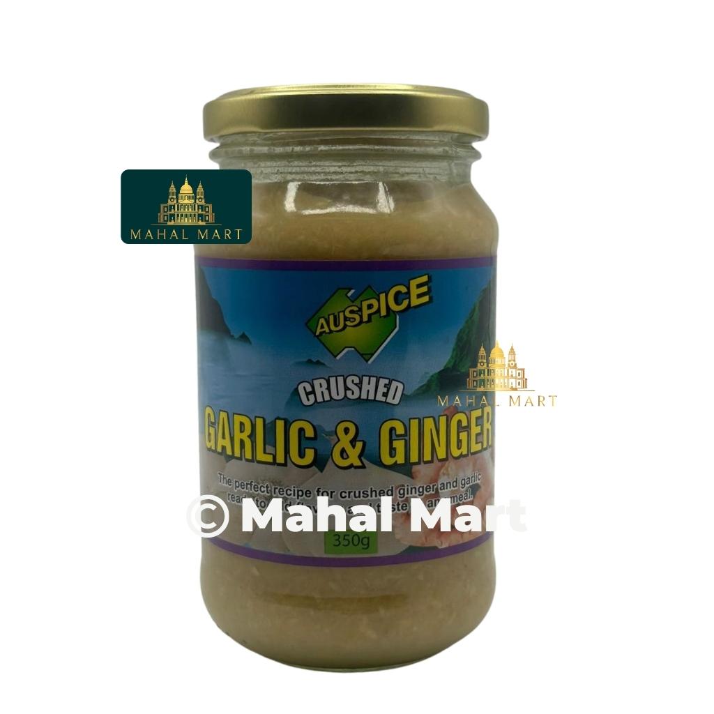 Auspice Crushed Garlic & Ginger 350g