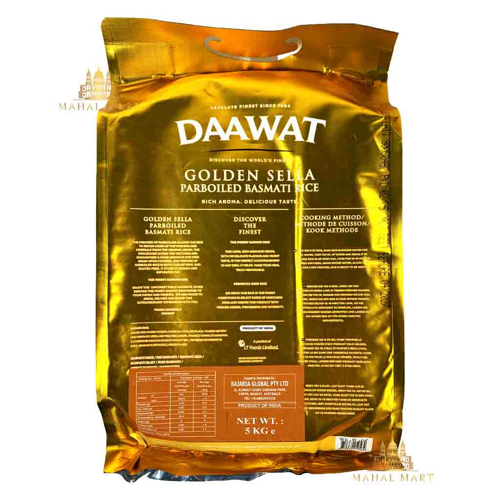 Daawat Golden Sella Extra Long Grain 5kg