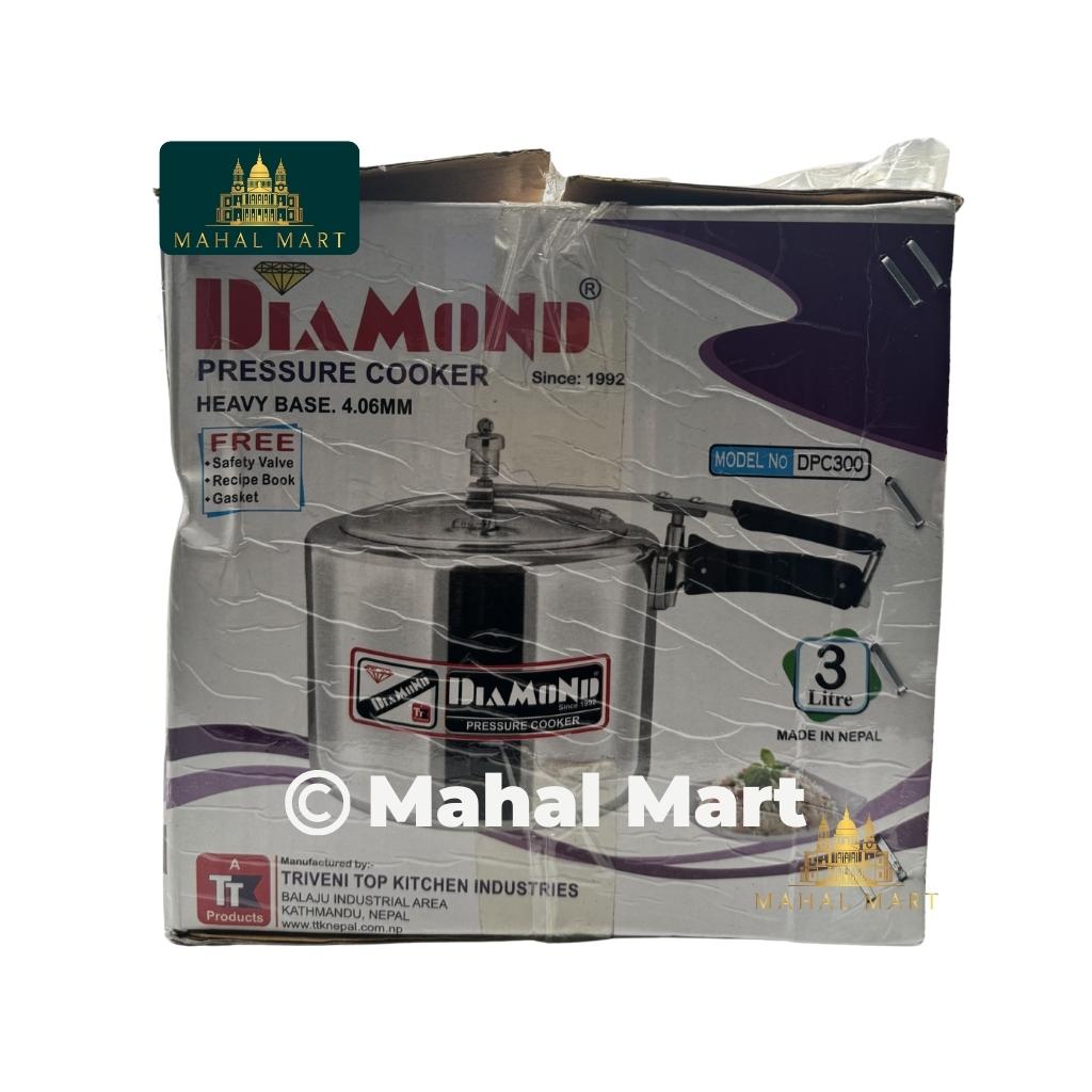 Diamond Pressure Cooker Heavy Base 3L