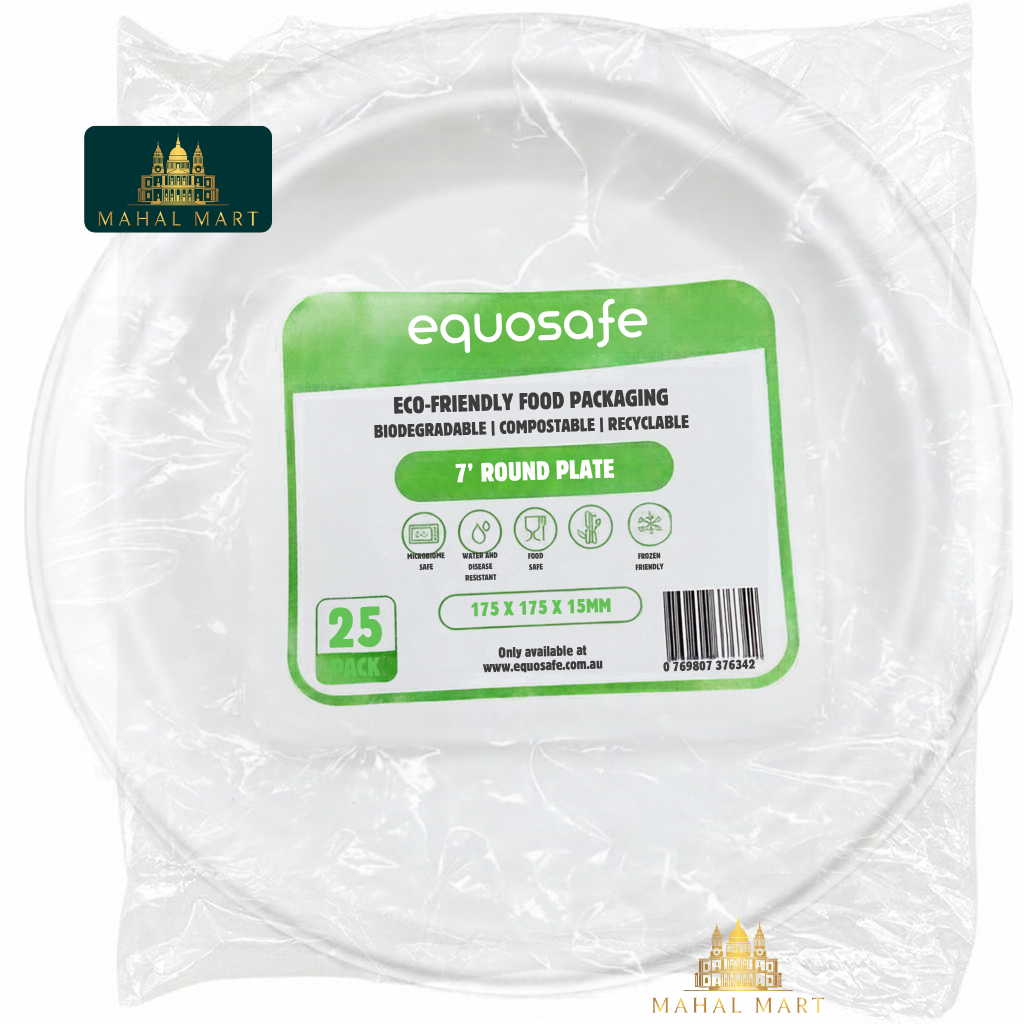 Equosafe 7'' Round Plate 25pck