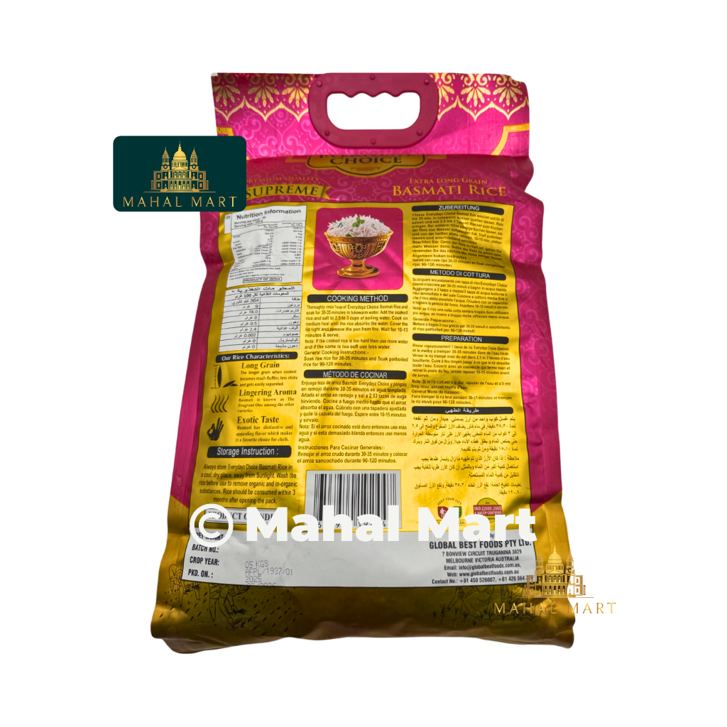 Everydayz Choice Basmati Rice 5kg