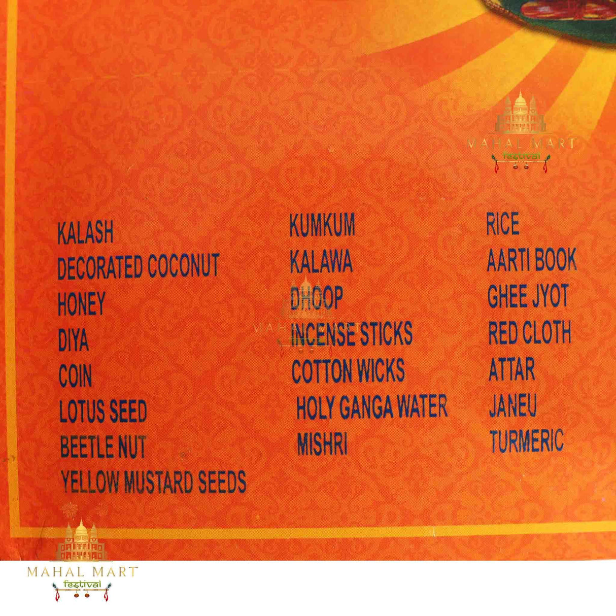 Greh Parvesh Puja Pack - Mahal Mart Festival