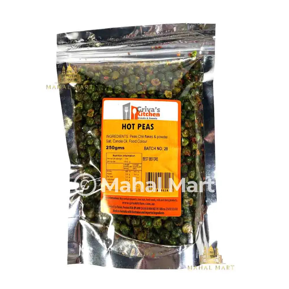 Griva's Kitchen Hot Peas 250g