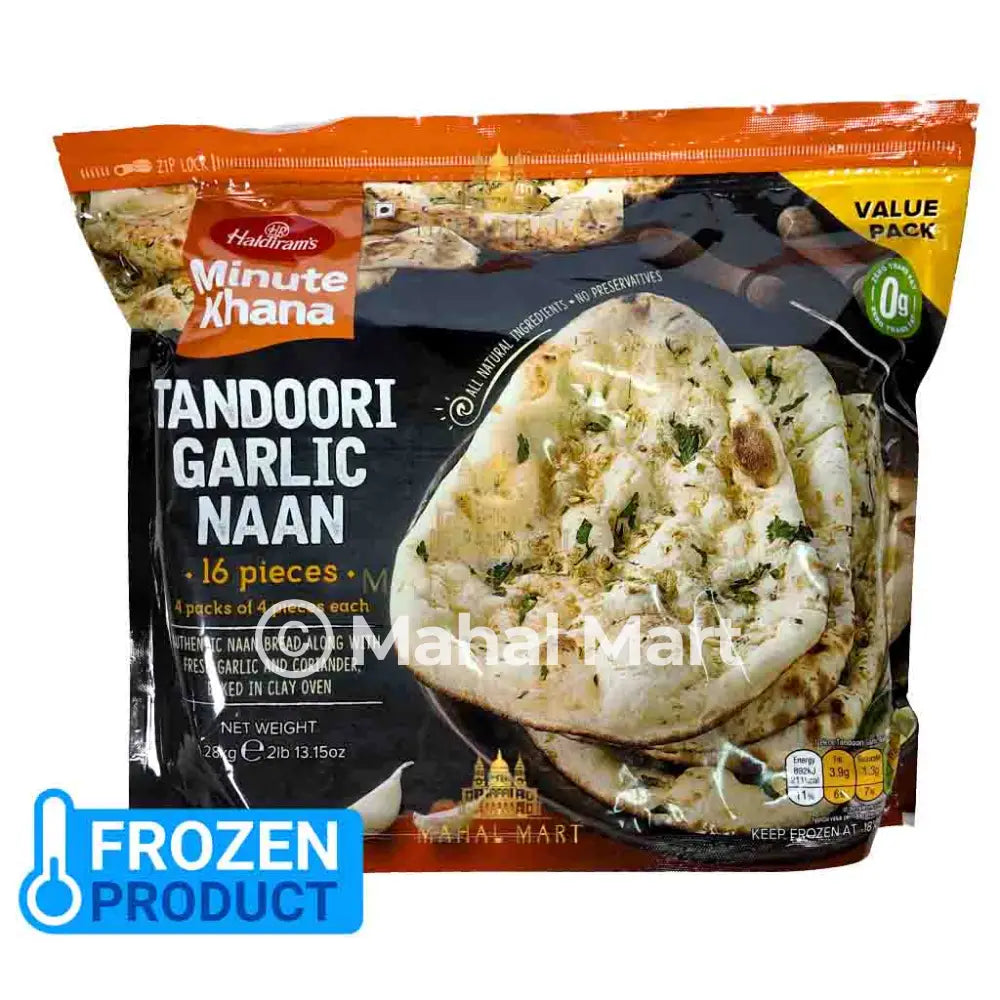 Haldiram's Tandoori Garlic Naan Value Pack 1.28kg