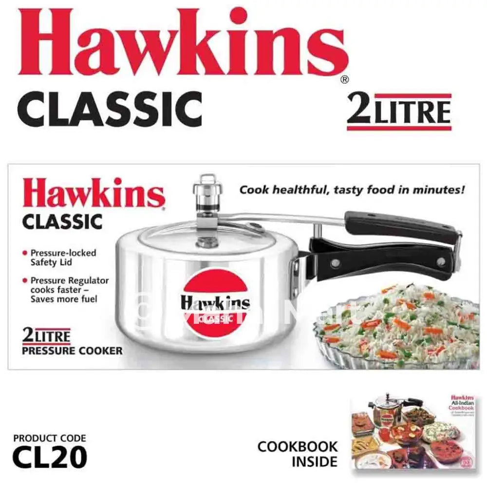 Aluminium Hawkins Pressure Cooker 2Litre
