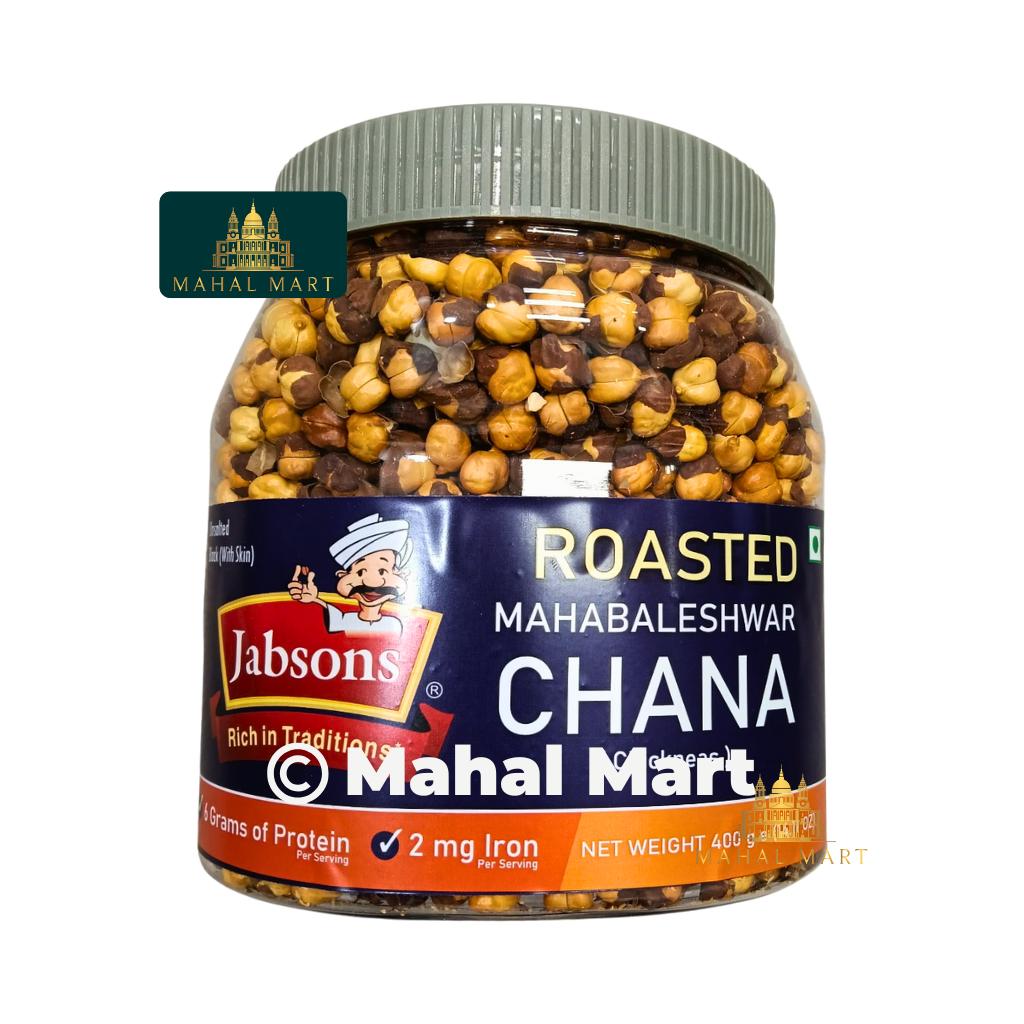 Jabsons Roasted Chana Black Unsalted 400g
