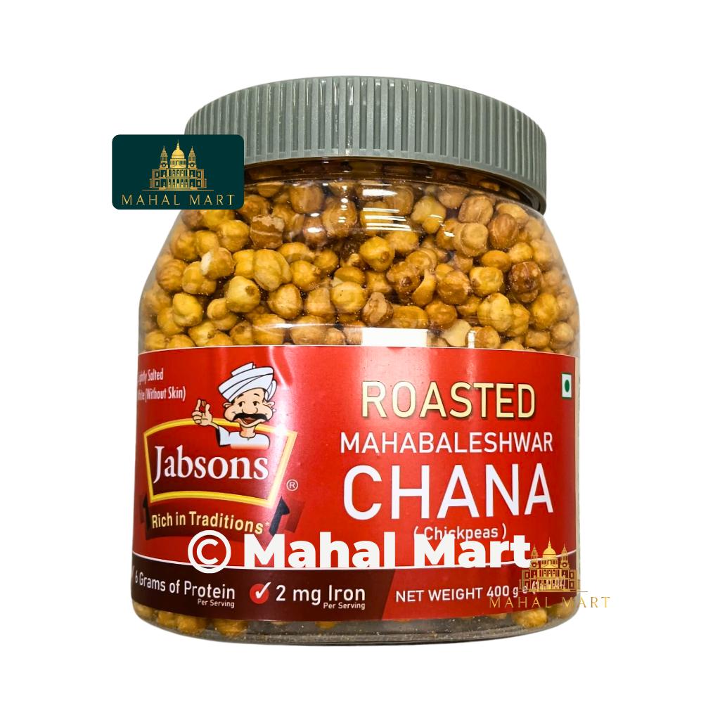 Jabsons Roasted Chana White Lightly Salted 400g