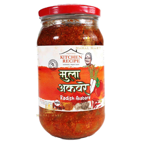 Kitchen Recipe Mula Akabare Achar/ Radish Akabare Pickle 380g - Mahal Mart
