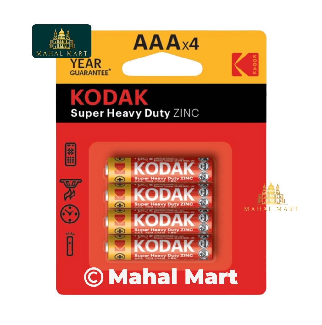 Kodak Super Heavy Duty Zinc Battery AAX4