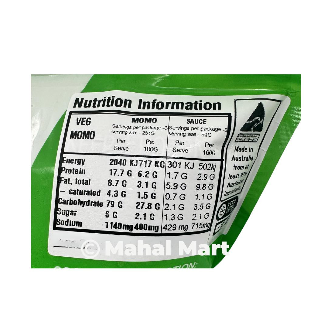 Frozen Koseli Foods Veg Momo 30pcs