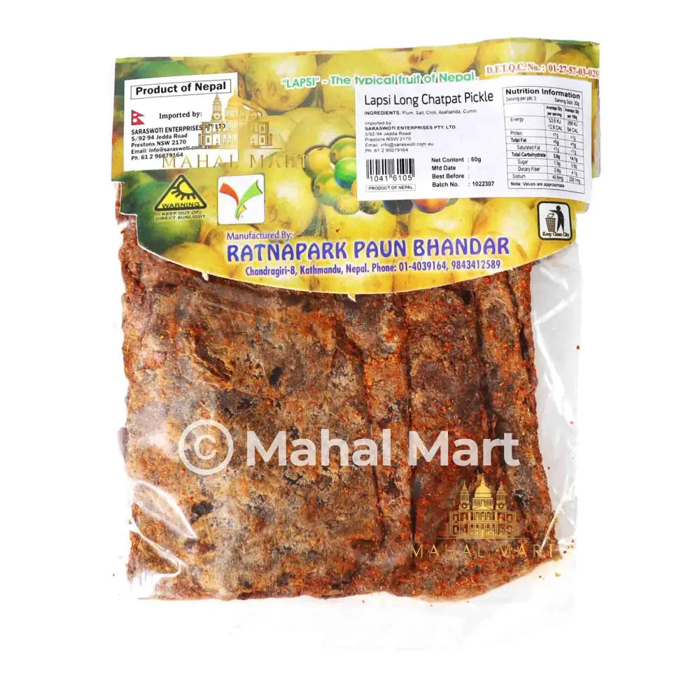 Ratnapark Paun Lapsi Long Chatpat Pickle/ Titaura 100g