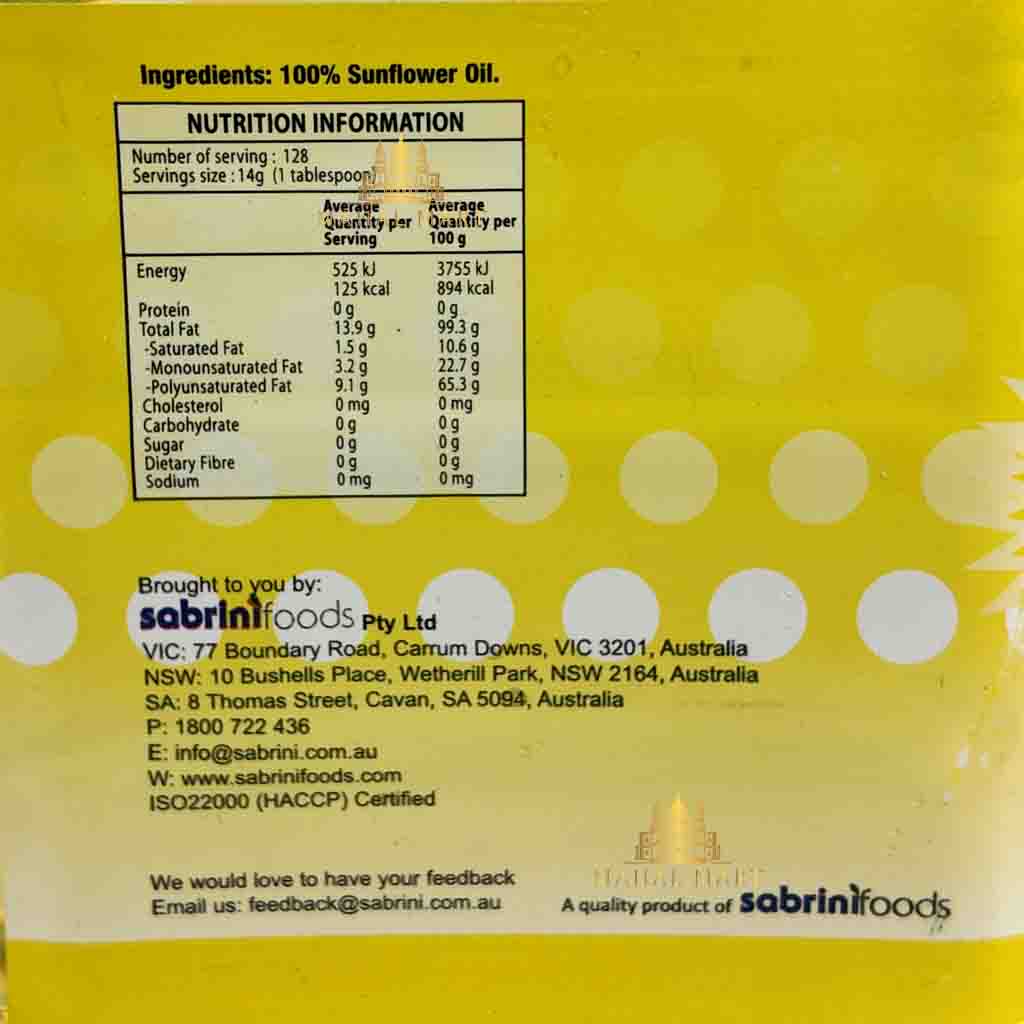 Miller Sunflower Oil 2ltr