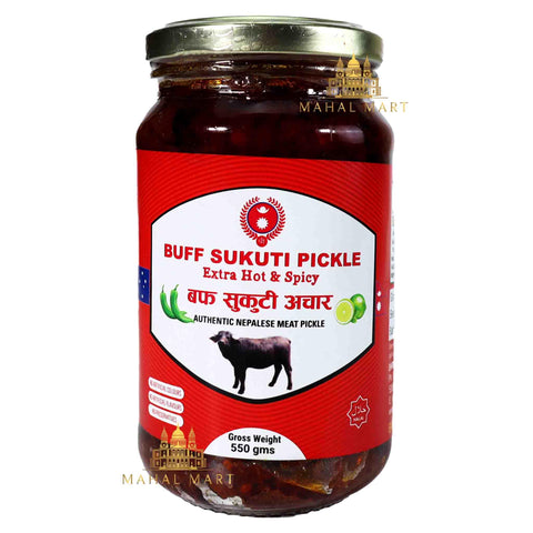 Buff Sukuti Pickle (Extra Hot & Spicy) 550g - Mahal Mart