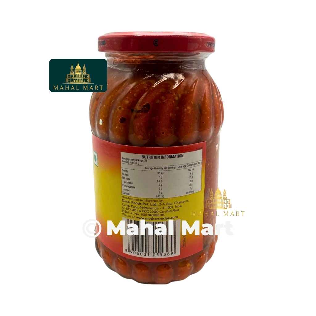 Mother's Recipe Mango & Chilli Pickle 500g