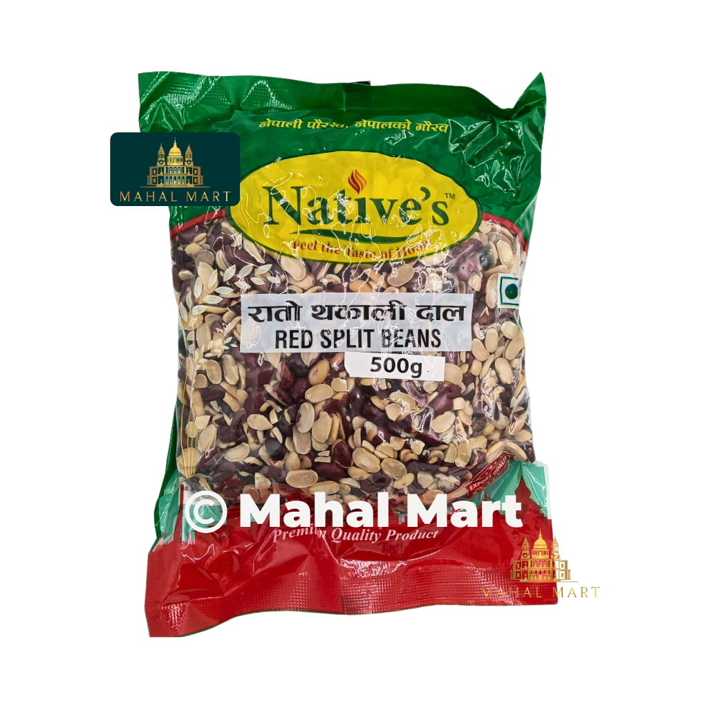 Native's Rato Thakali Daal/Red Split Beans 500g
