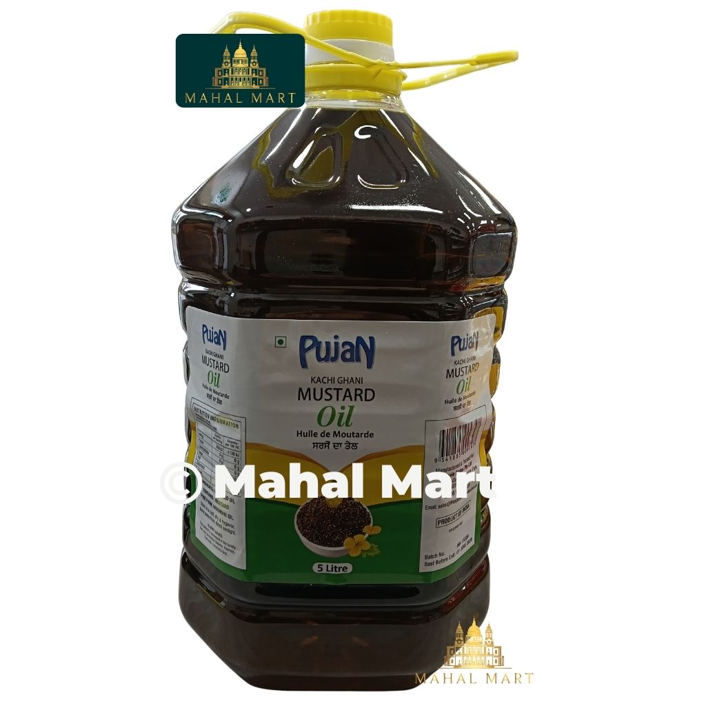 Pujan Kachi Ghani Mustard Oil 5L