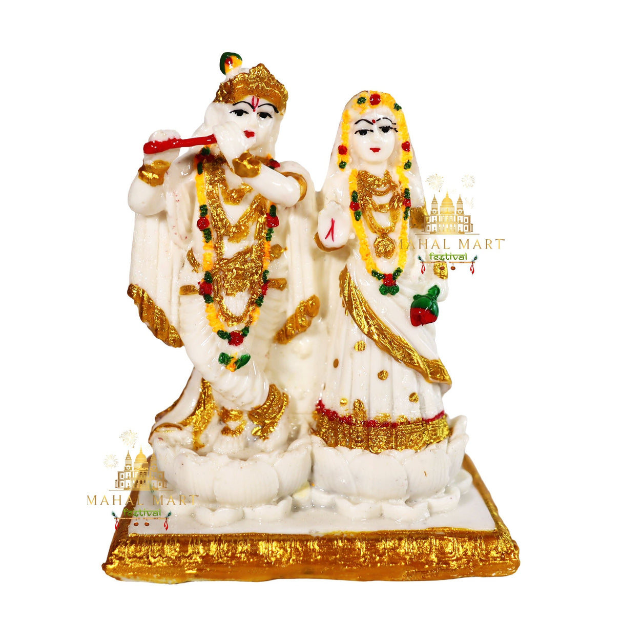 Marble Radha Krishna Idol from Vrindavan
