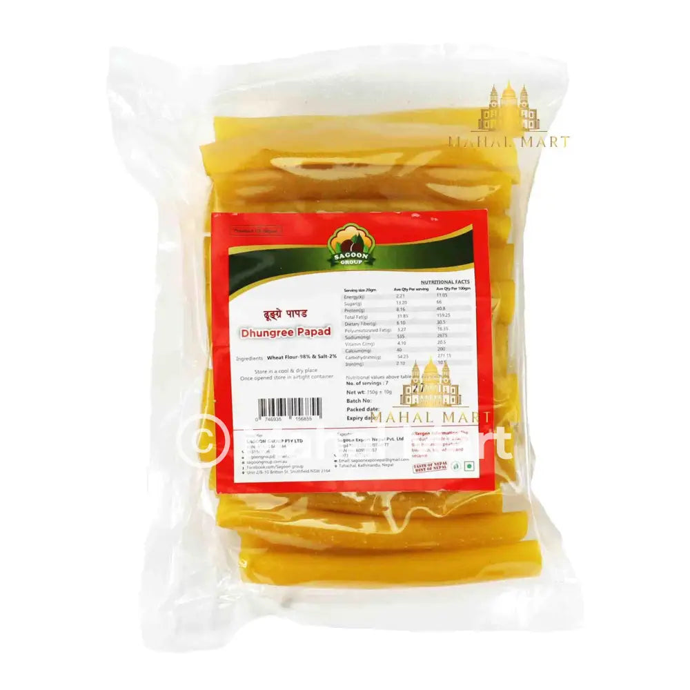 Dhungree Papad 150g - Mahal Mart