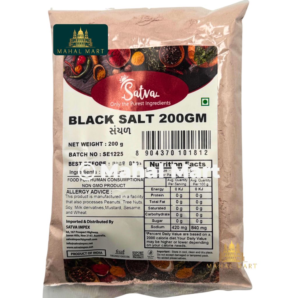 Satva Black Salt 200g