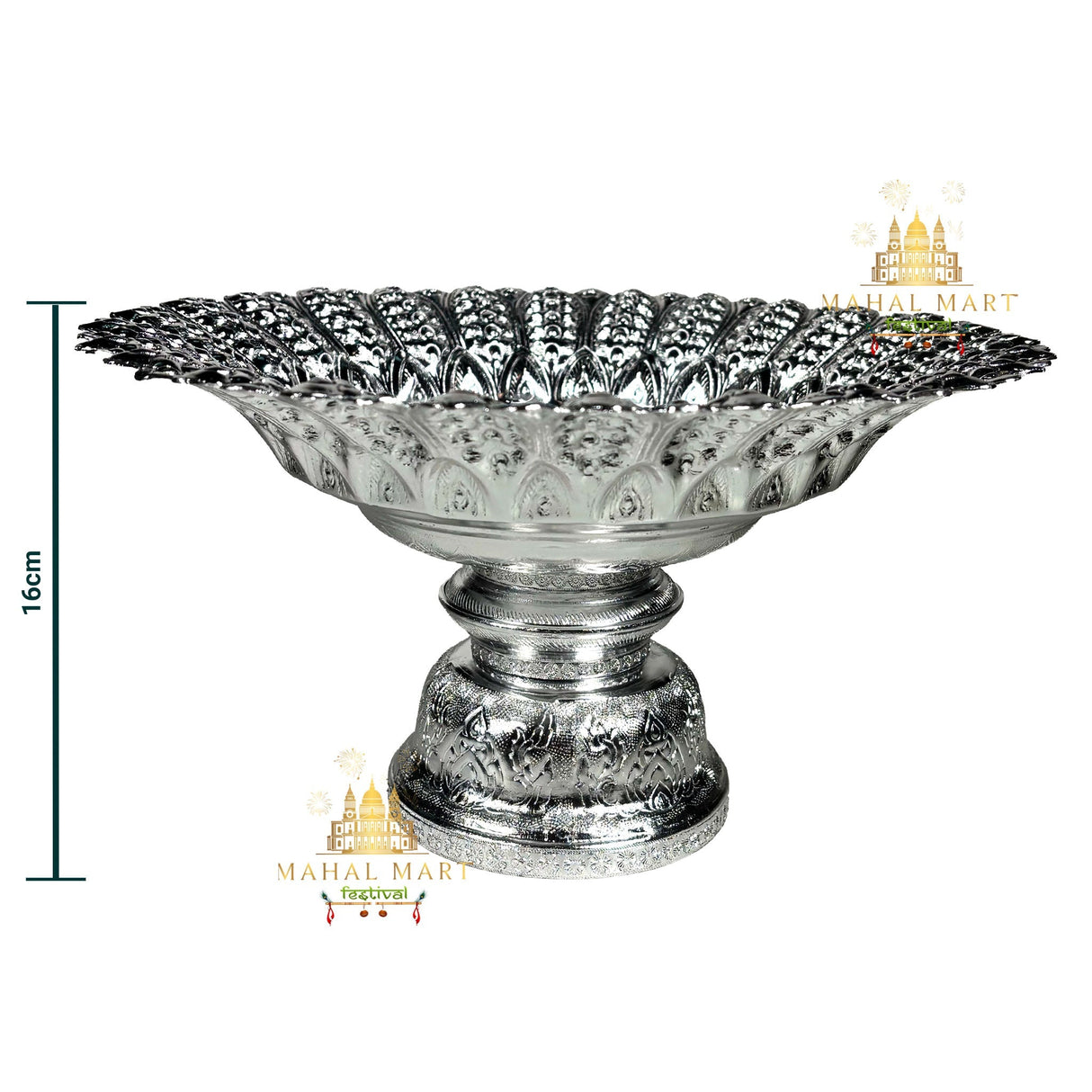 Silver Plated Tikadani/Tok Tray