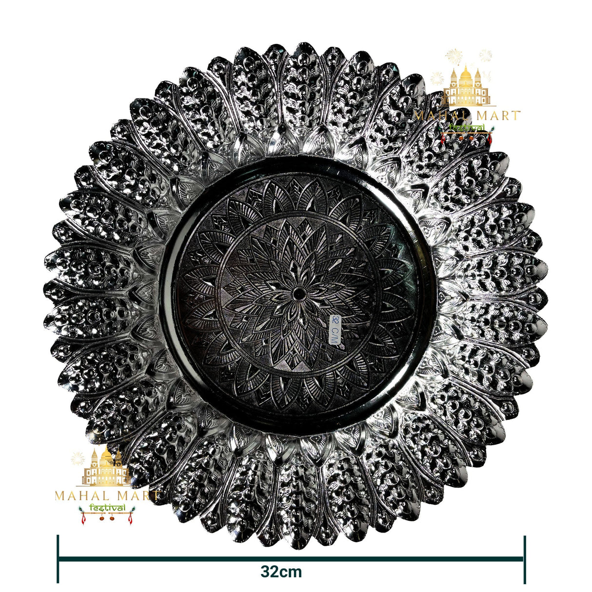 Silver Plated Tikadani/Tok Tray