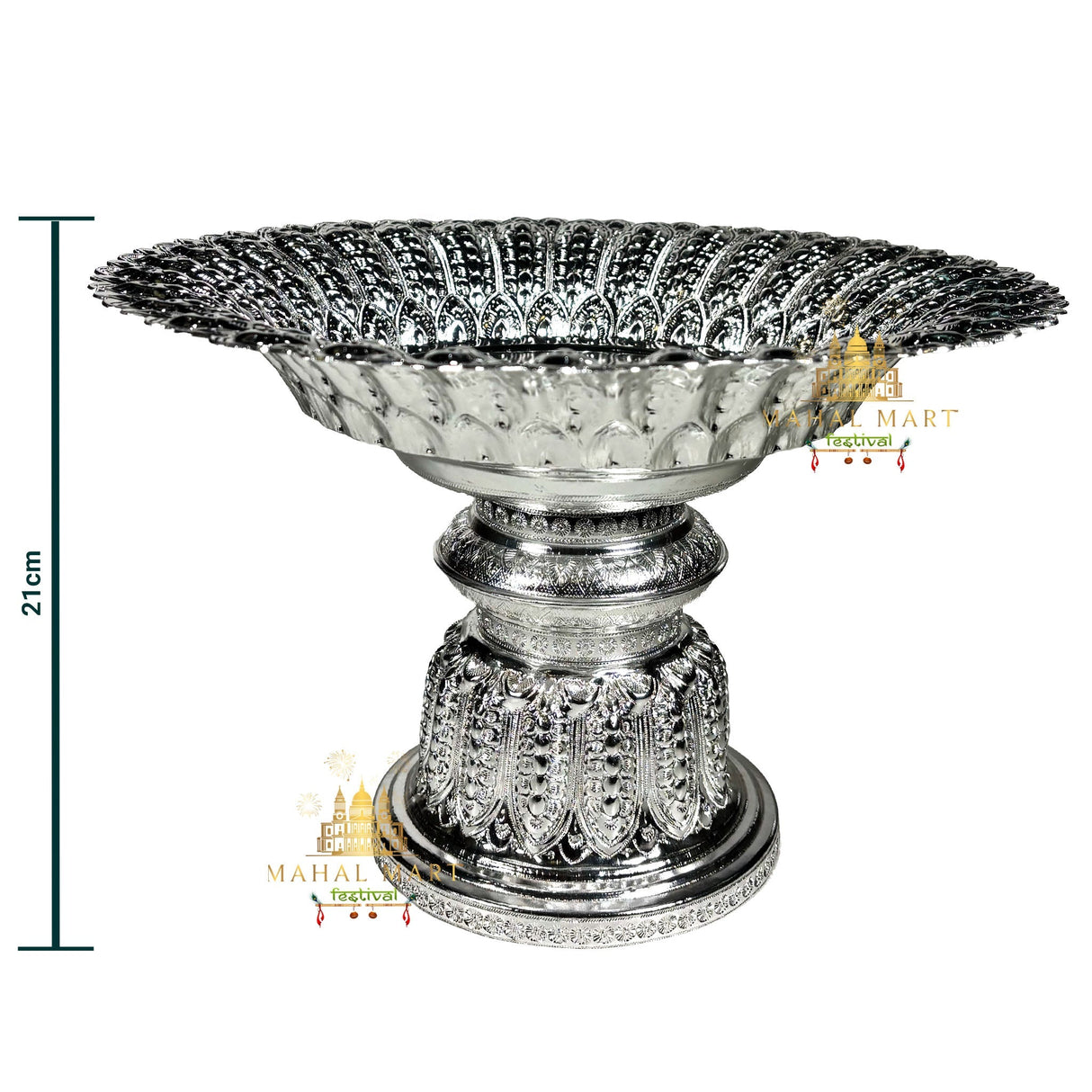 Silver Plated Tikadani/Tok Tray