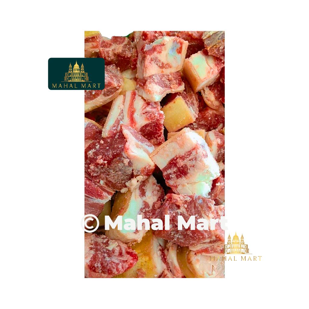 Fresh Goat Curry Pieces/ Goat Meat (Skin On) 1kg