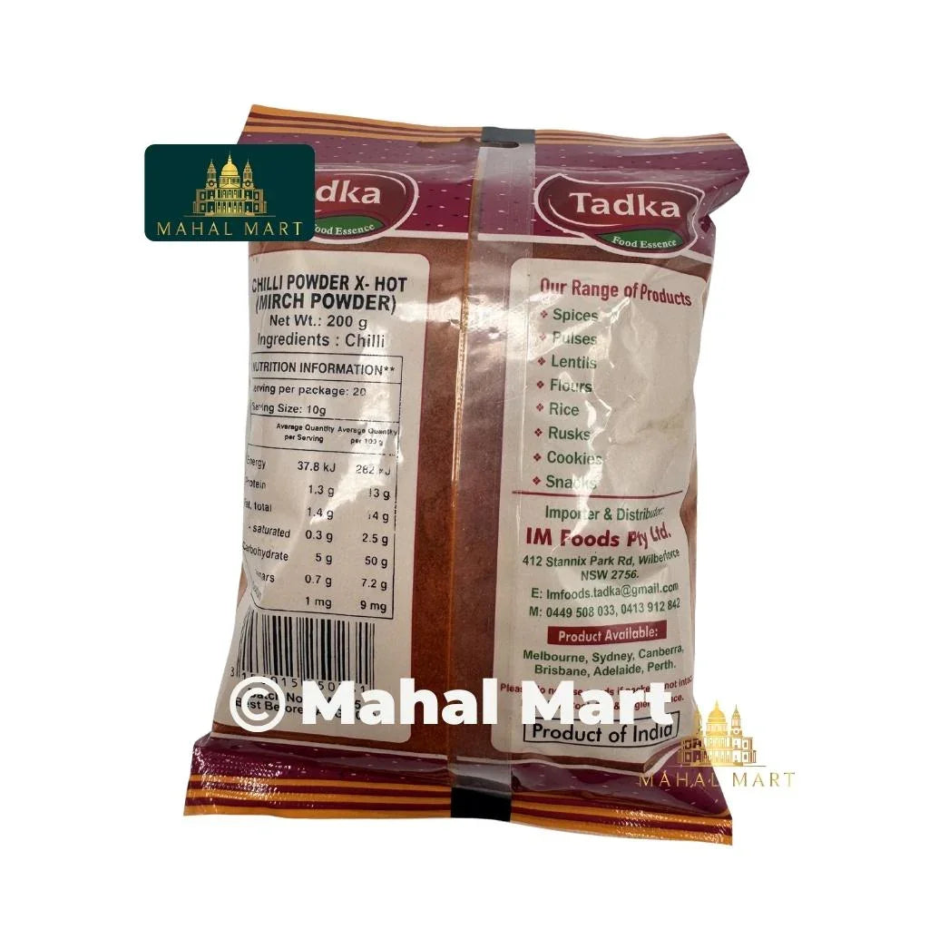 Tadka Chilli Powder X-Hot 200G