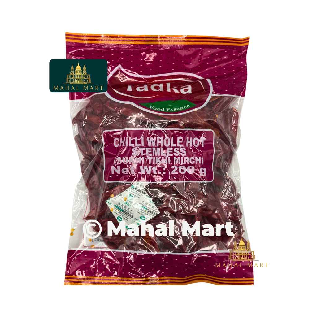 Tadka Chilli Whole Hot Stemless 200g