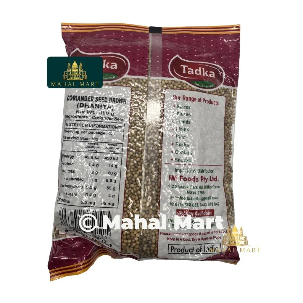 Tadka Coriander Seed Brown 400g