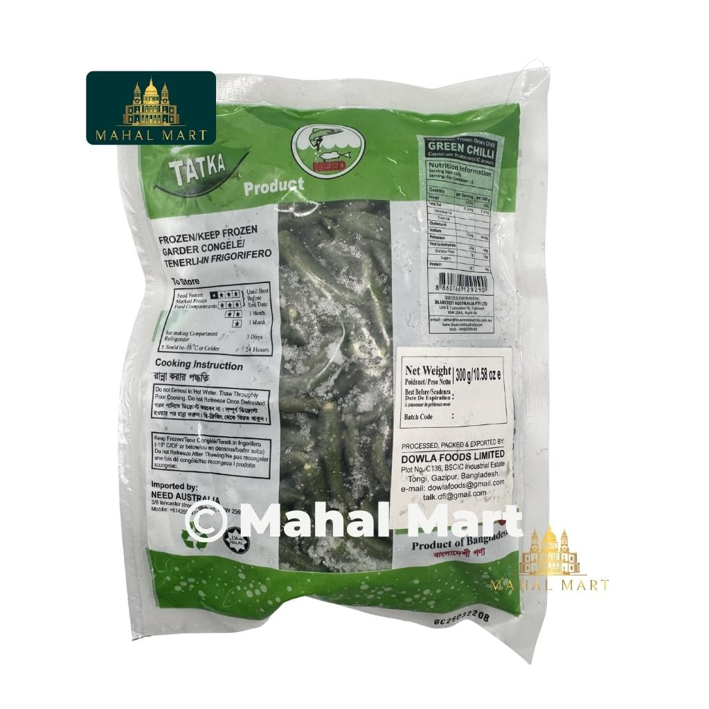 Frozen Green Chilli 300g