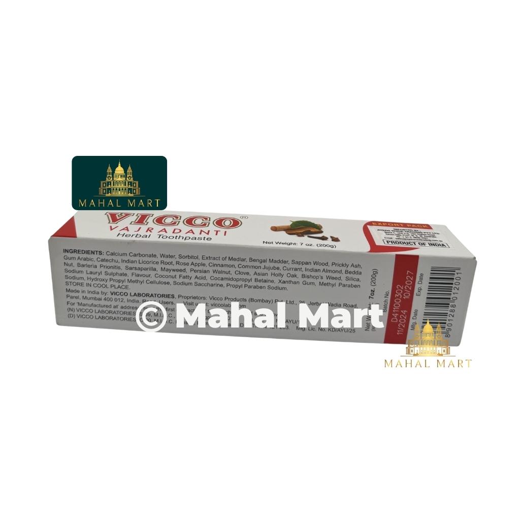 Vicco Vajradanti Herbal Toothpaste 200g