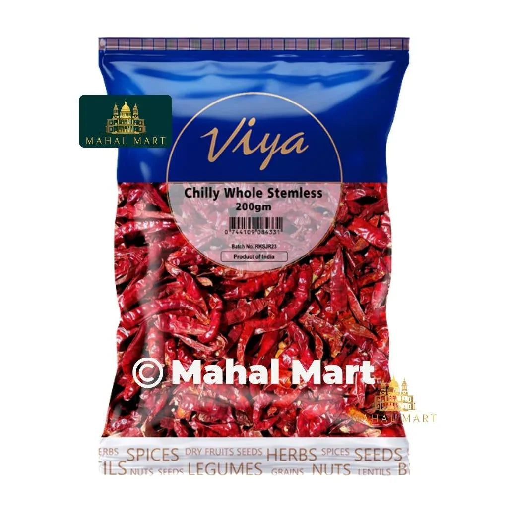Viya Chilli Whole(Stemless) 200g