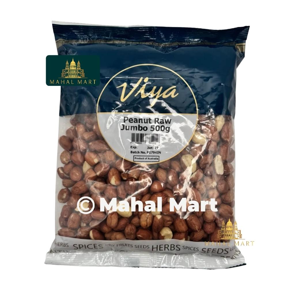 Viya Peanuts Raw Jumbo 500g