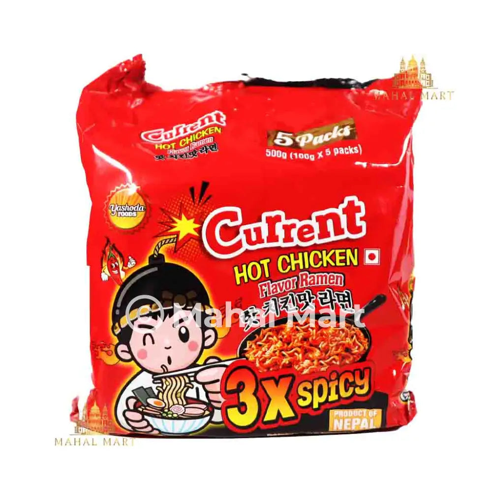 Current Noodles 3X Hot & Spicy 5Pkt