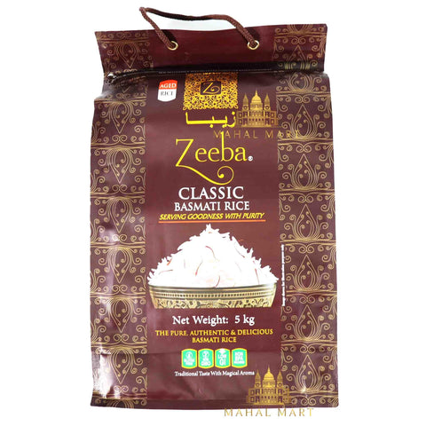 Zeeba Classic Basmati Rice 5kg - Mahal Mart
