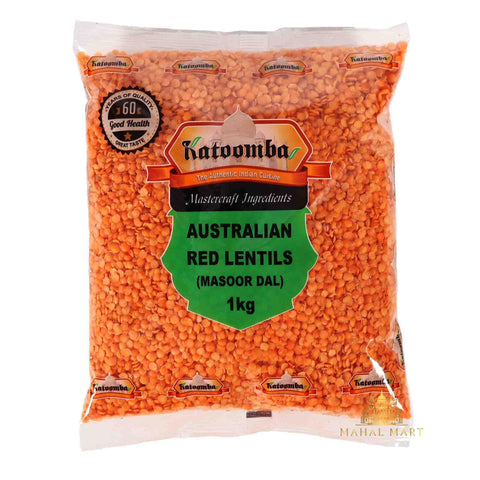 Katoomba Red Lentils/Masoor Dal 1kg (Australian) - Mahal Mart