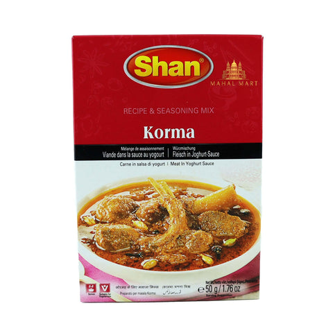 Shan Korma Masala Mix 50g - Mahal Mart