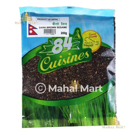 84 Cuisines Dark Brown Sesame Seed 200g