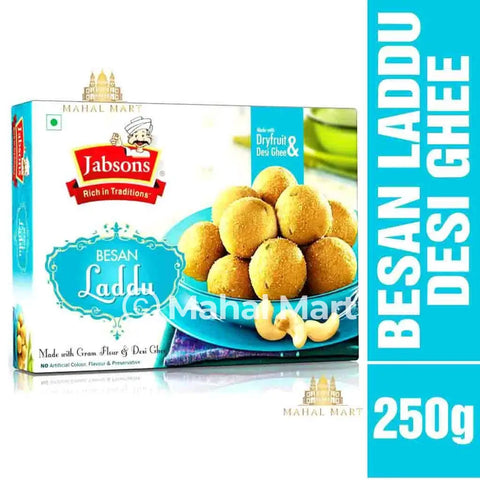 Jabsons Besan Laddu Desi Ghee 250g - Mahal Mart