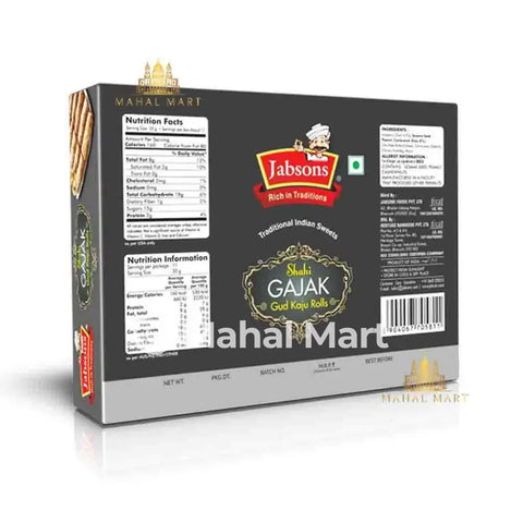 Jabsons Gajak Gud Kaju Roll 350g - Mahal Mart