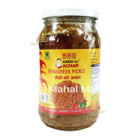 Methi Pickle 380g - Mahal Mart