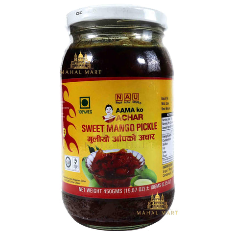 Aama ko Achar Sweet Mango Pickle 450g - Mahal Mart