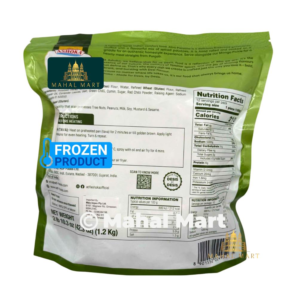Frozen Ashoka Aloo Paratha 1.2kg